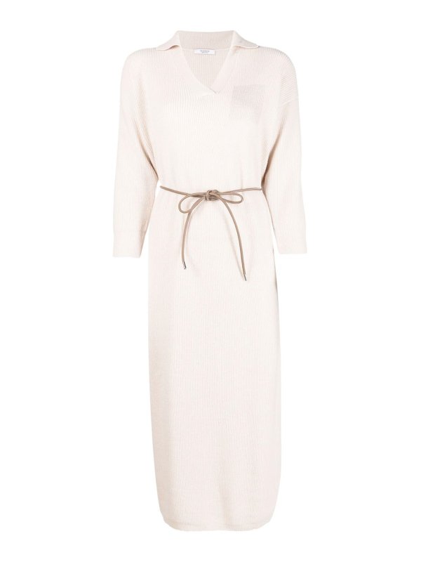 PESERICO: Vestidos media pierna - Vestido Midi - Gris