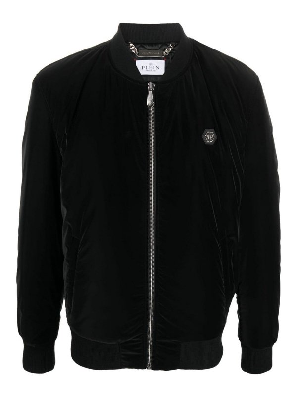 PHILIPP PLEIN: casual jackets - Nylon bomber jacket