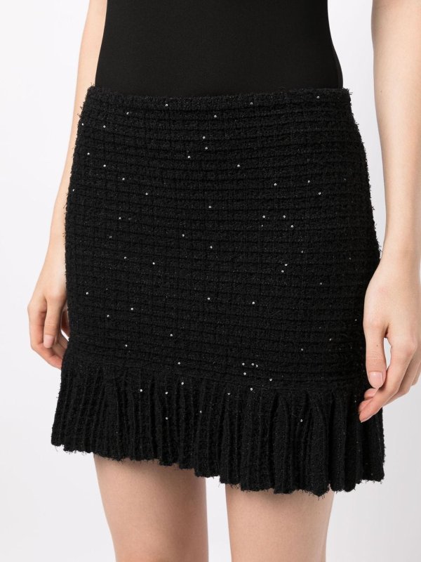 Self Portrait buy online Sequin textured knit skirt