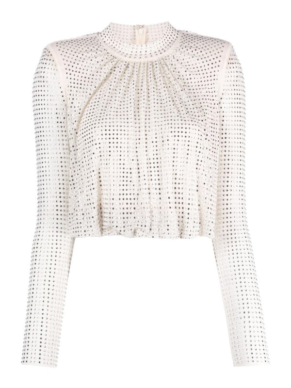 Self Portrait: Tops & Tank tops - Rhinestone top