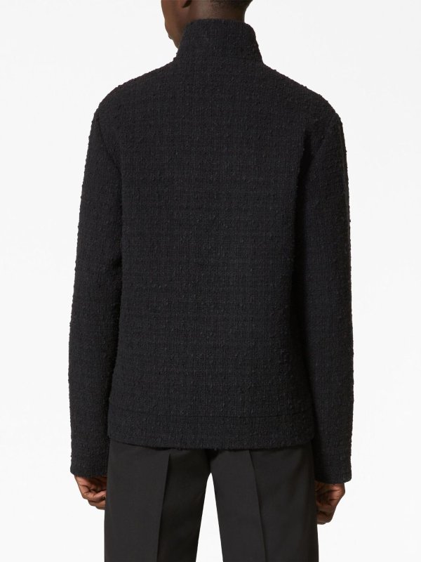 The Best Shops VALENTINO: casual jackets - `tweed` padded jacket