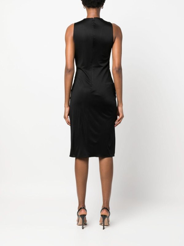 VERSACE buy online Vestido Midi - Negro