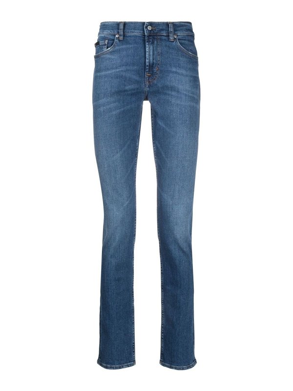 7 FOR ALL MANKIND: ブーツカットジーンズ - ブーツカットジーンズ - ブルー