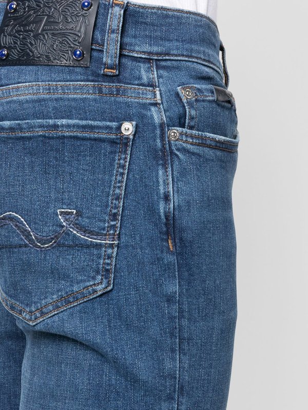 The Best Shops 7 FOR ALL MANKIND: ブーツカットジーンズ - ブーツカットジーンズ - ブルー