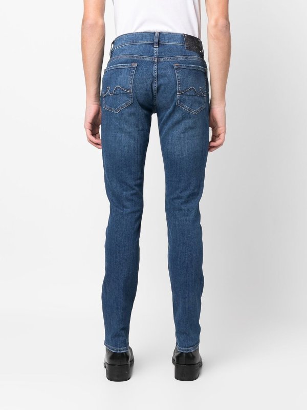 ブーツカットジーンズ - ブルー shop online: 7 FOR ALL MANKIND