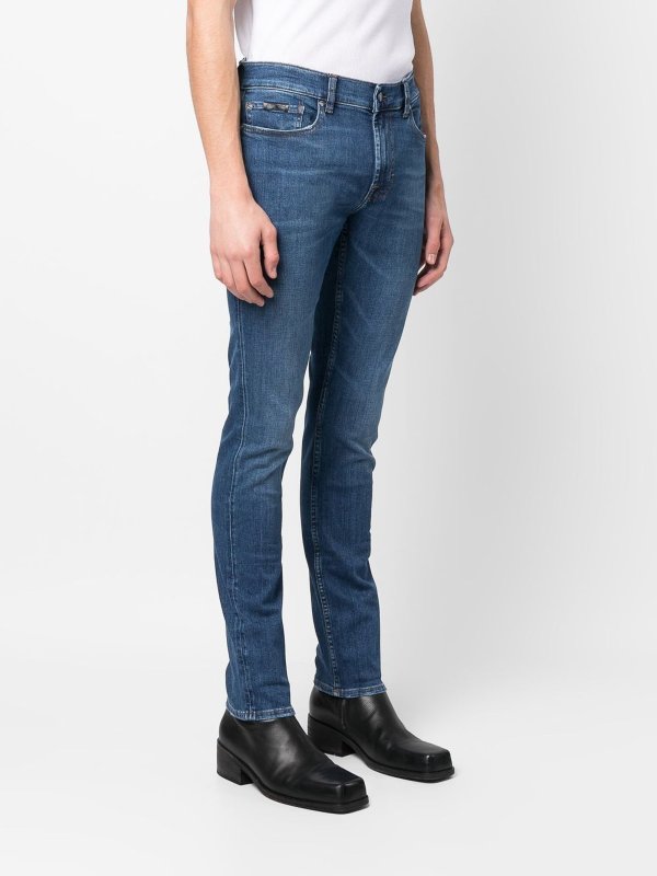 7 FOR ALL MANKIND buy online ブーツカットジーンズ - ブルー