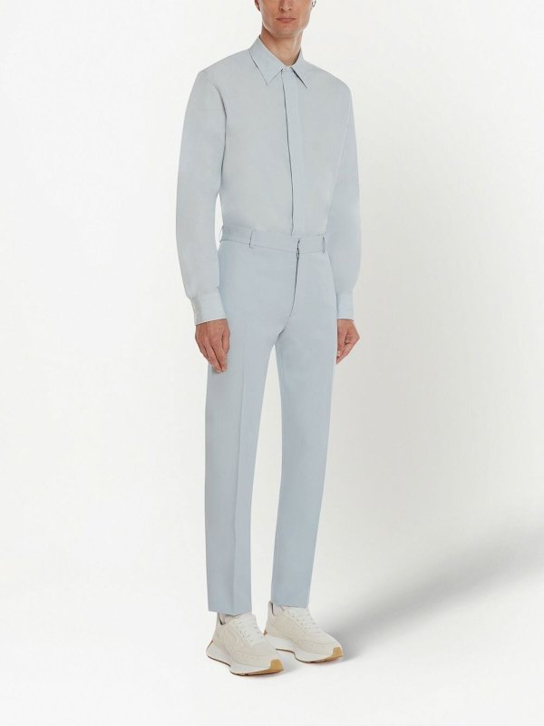 The Best Shops ALEXANDER MCQUEEN: shirts - Folded placket shirt
