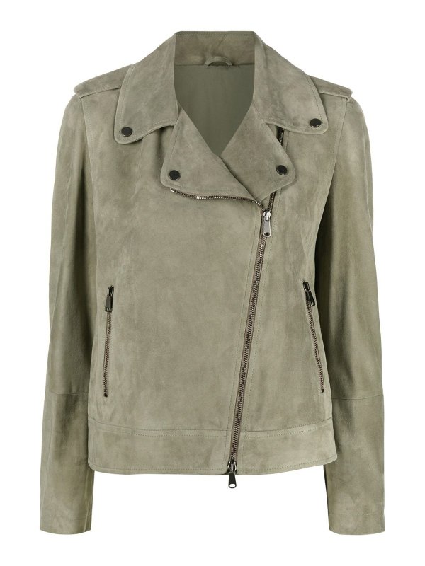 BRUNELLO CUCINELLI: leather jacket - Leather jacket