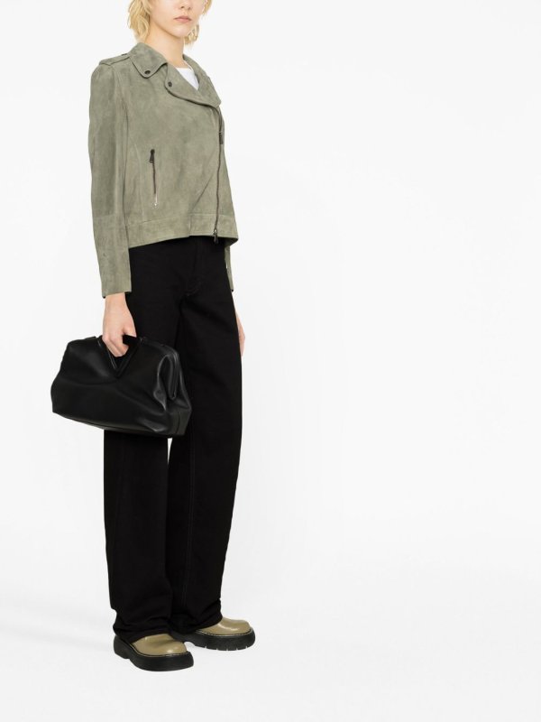 Leather jacket shop online: BRUNELLO CUCINELLI