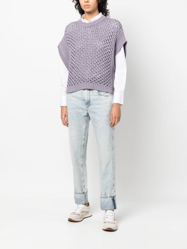 BRUNELLO CUCINELLI: Westen online - Weste - Hell-Lila