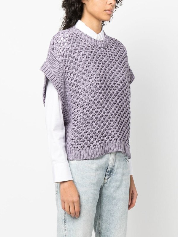 The Best Shops BRUNELLO CUCINELLI: Westen - Weste - Hell-Lila