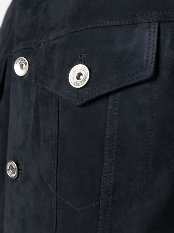 Suede four-pocket jacket shop online: BRUNELLO CUCINELLI