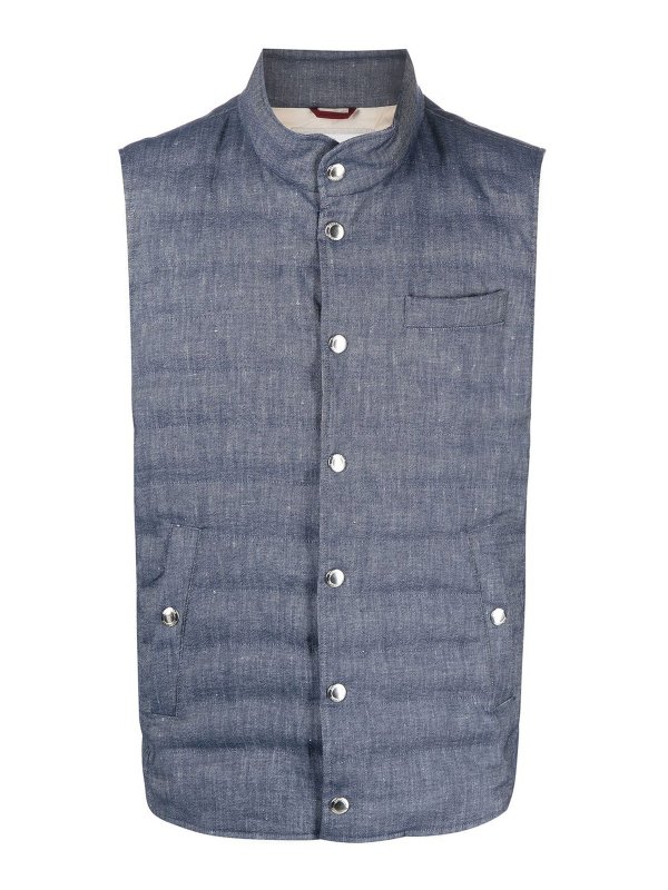 BRUNELLO CUCINELLI: vests - Padded vest