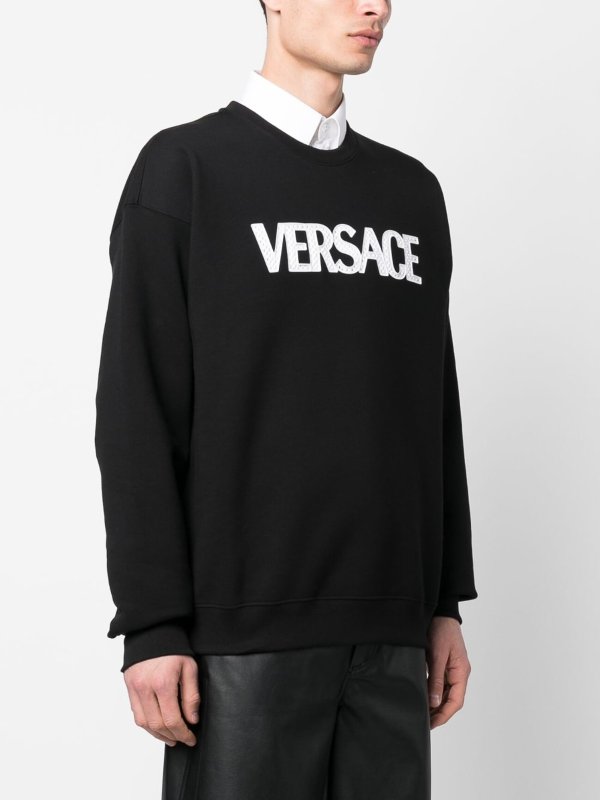 スウェットシャツ/セーター - 黒 shop online: VERSACE
