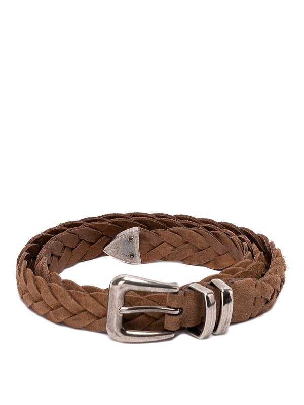 BRUNELLO CUCINELLI: belts - Leather belt
