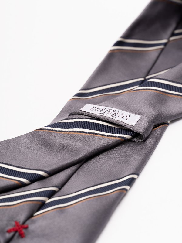 BRUNELLO CUCINELLI: Cravates & noeuds papillon online - Cravate - Gris
