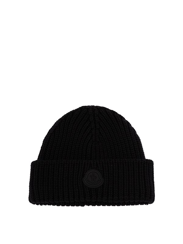 MONCLER: beanies - Tricot beanie