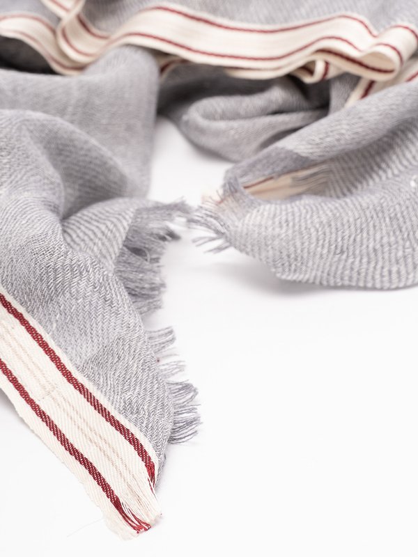 BRUNELLO CUCINELLI: スカーフ online - スカーフ - グレー