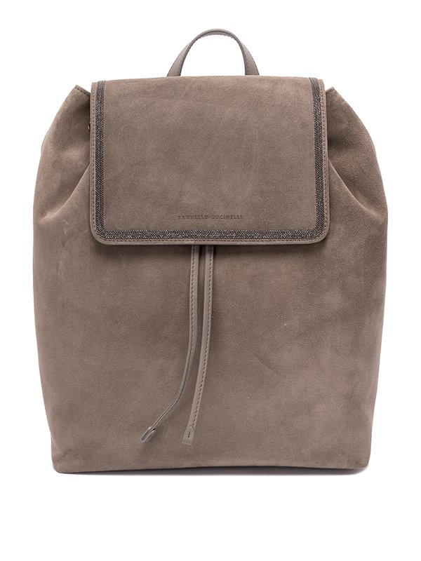 BRUNELLO CUCINELLI: backpacks - Leather backpack