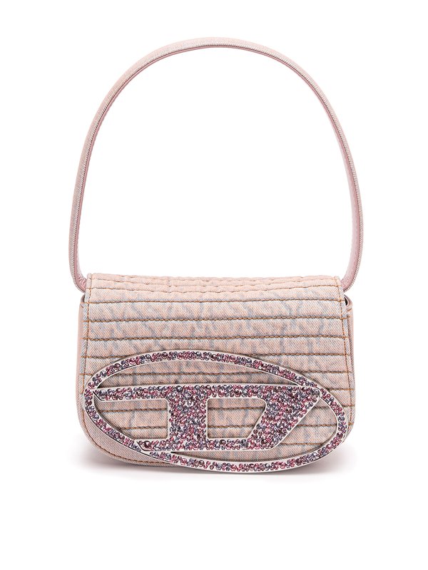 DIESEL: クロスボディバッグ - クロスボディバッグ - ピンク