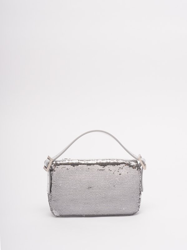 GEDEBE: cross body bags online - `mini habibi` sequins mini bag