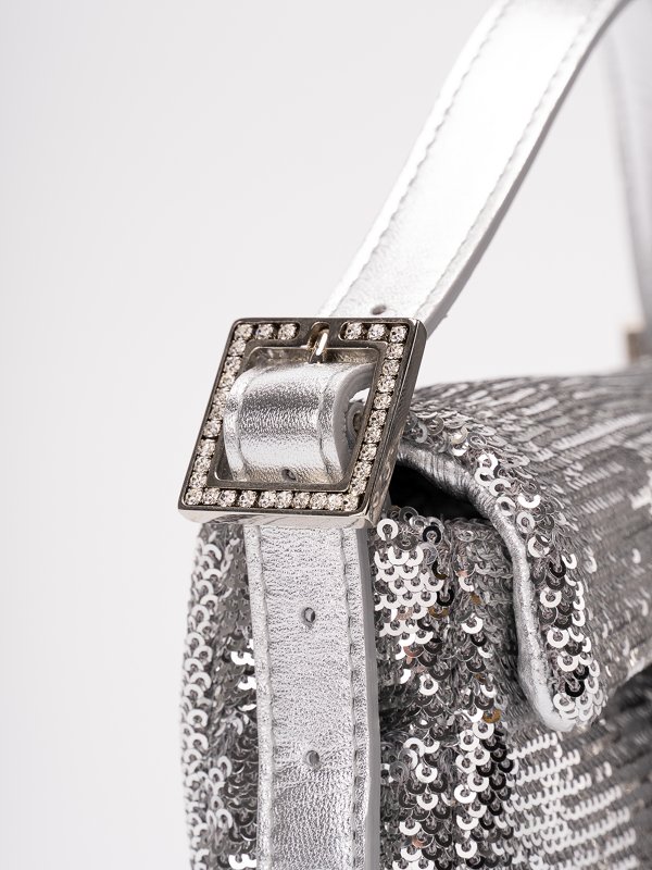 `mini habibi` sequins mini bag shop online: GEDEBE