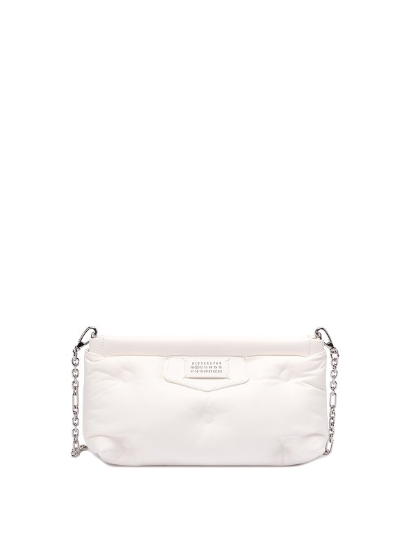 Maison Margiela: クロスボディバッグ - クロスボディバッグ - 白