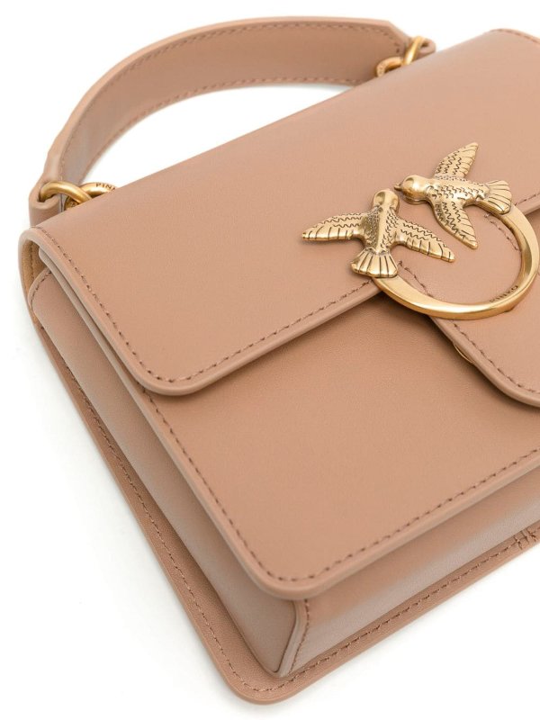 The Best Shops Pinko: Umhängetaschen - Umhängetasche - Beige