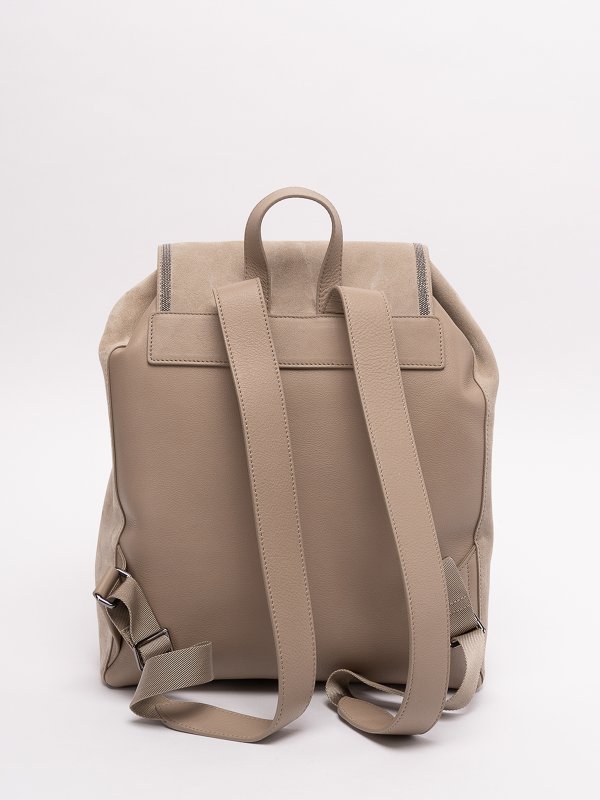 BRUNELLO CUCINELLI: backpacks online - Leather backpack