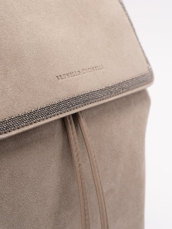 Leather backpack shop online: BRUNELLO CUCINELLI