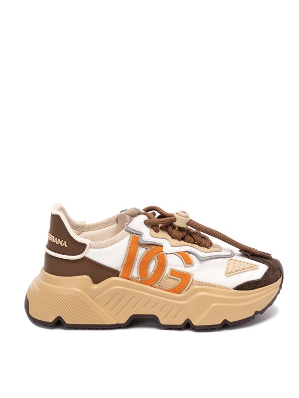DOLCE & GABBANA: trainers - Mixed materials `daymaster` sneakers