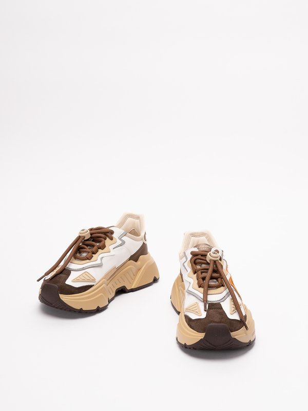 DOLCE & GABBANA: trainers online - Mixed materials `daymaster` sneakers