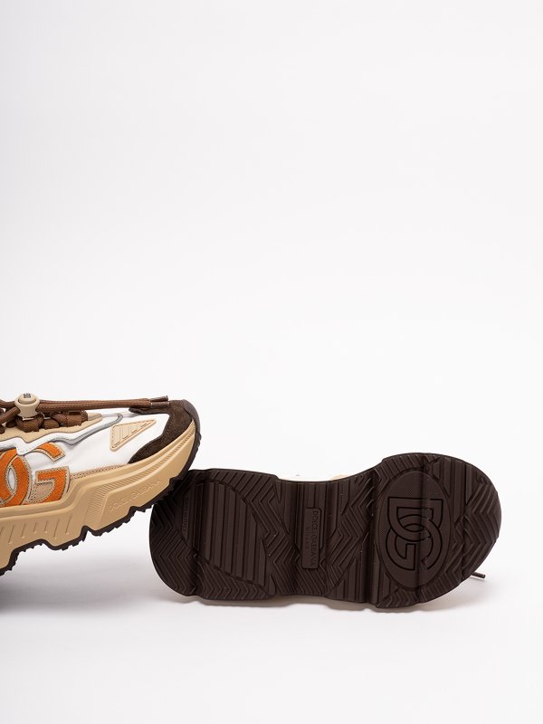 Mixed materials `daymaster` sneakers shop online: DOLCE & GABBANA