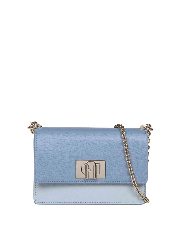 FURLA: クロスボディバッグ - クロスボディバッグ - ライトブルー