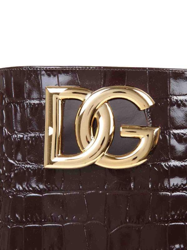 DOLCE & GABBANA buy online Dolce & gabbana crocodile print leather boot