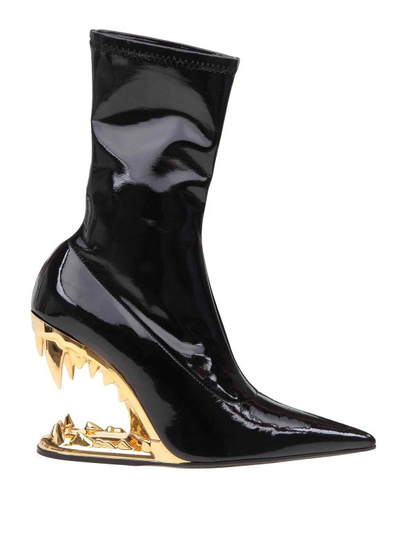 GCDS: court shoes - Decollete bitten ankle boot