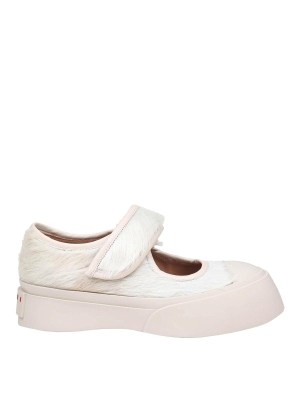 Marni: Chaussures de sport - Baskets - Blanc