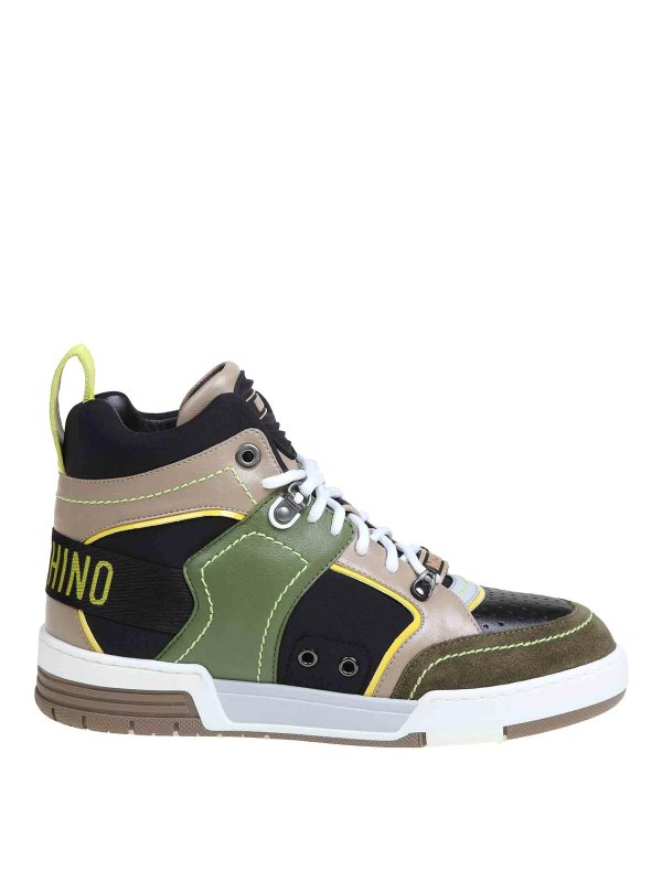 MOSCHINO: Chaussures de sport - Baskets - Vert