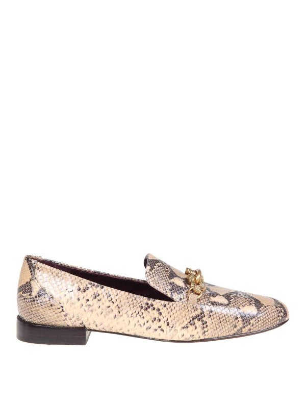 TORY BURCH: ロファー＆スリッパ - ローファー - ダークベージュ