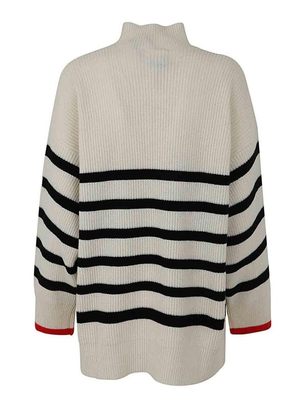 PHILIPP PLEIN: crew necks online - Striped oversize pullover