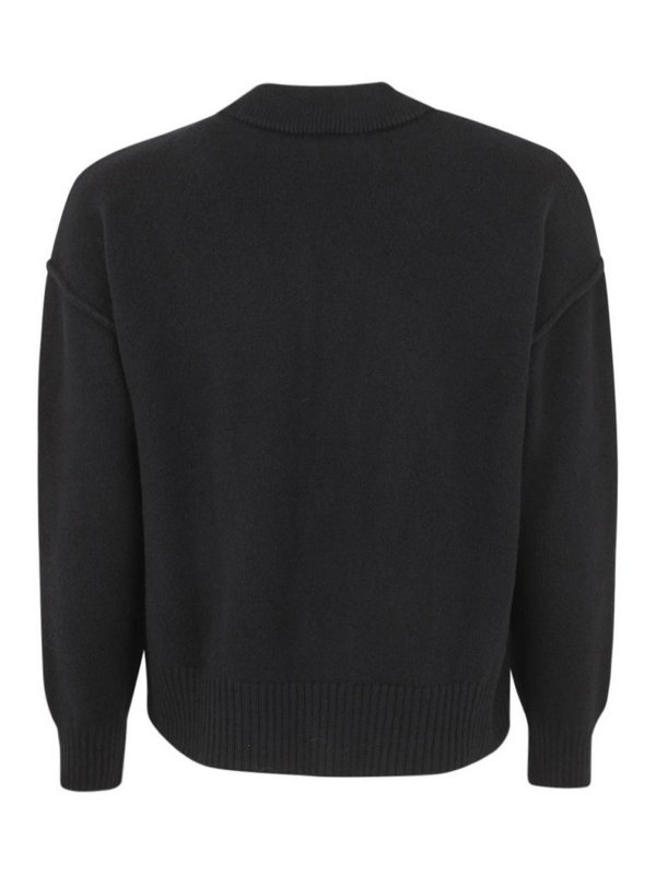 AMI PARIS: cardigans online - Red adc cardigan