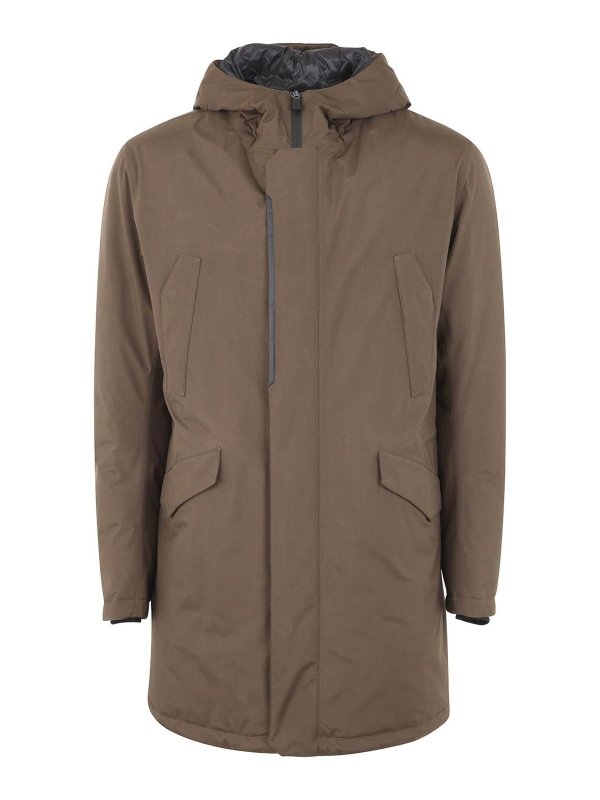 HERNO: parkas - Parka fishtail gore 2layer