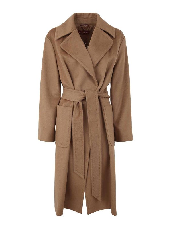 Max Mara: short coats - Bernard belted coat
