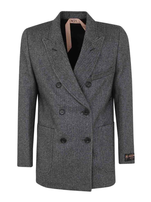 N°21: casual jackets - Oversize double breasted jacket