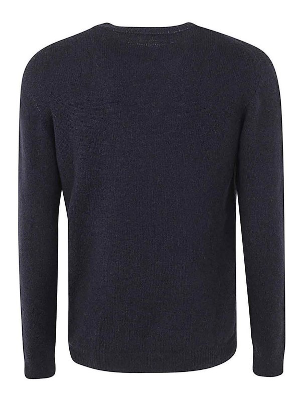 NUUR: Strickpullover mit Rundhalsausschnitt online - Rundhalspullover - Blau