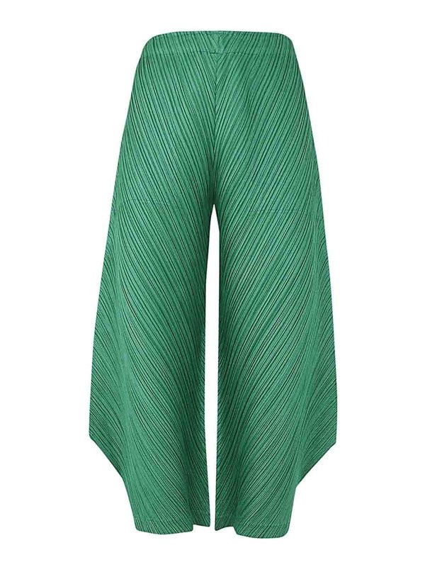 PLEATS PLEASE ISSEY MIYAKE: トラウザーショーツ - ショートパンツ - 緑