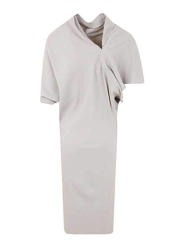 RICK OWENS: ニーレングスドレス online - 膝丈ドレス - グレー