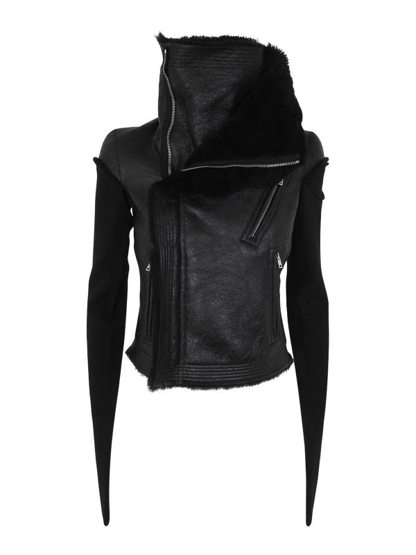 RICK OWENS: casual jackets - Classic biker