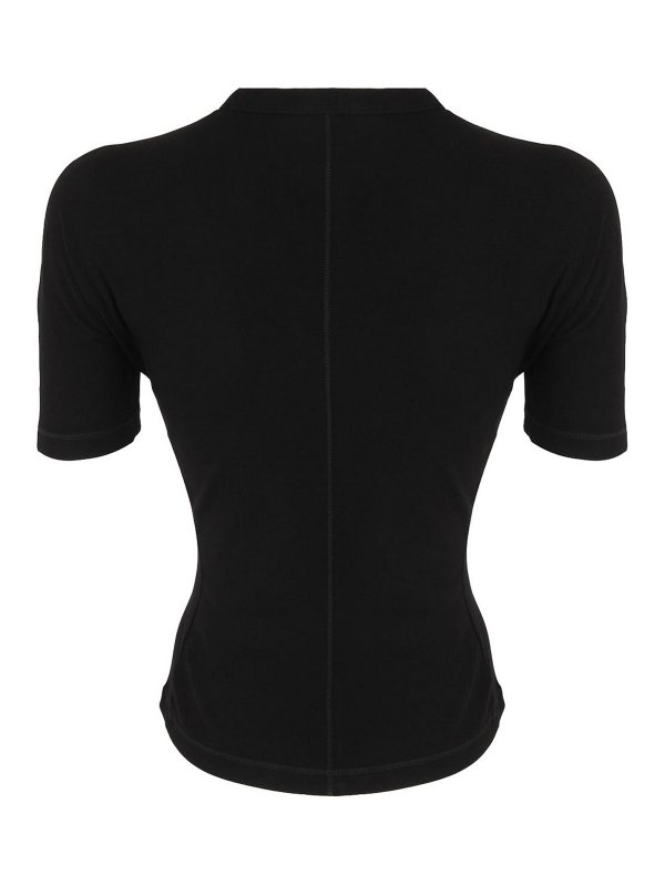 Y-3: t-shirts online - Fitted short sleeve tee