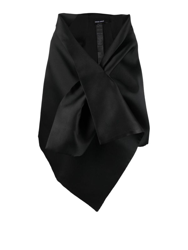 GIORGIO ARMANI: スカーフ - スカーフ - 黒